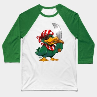 Pirate Duck Baseball T-Shirt